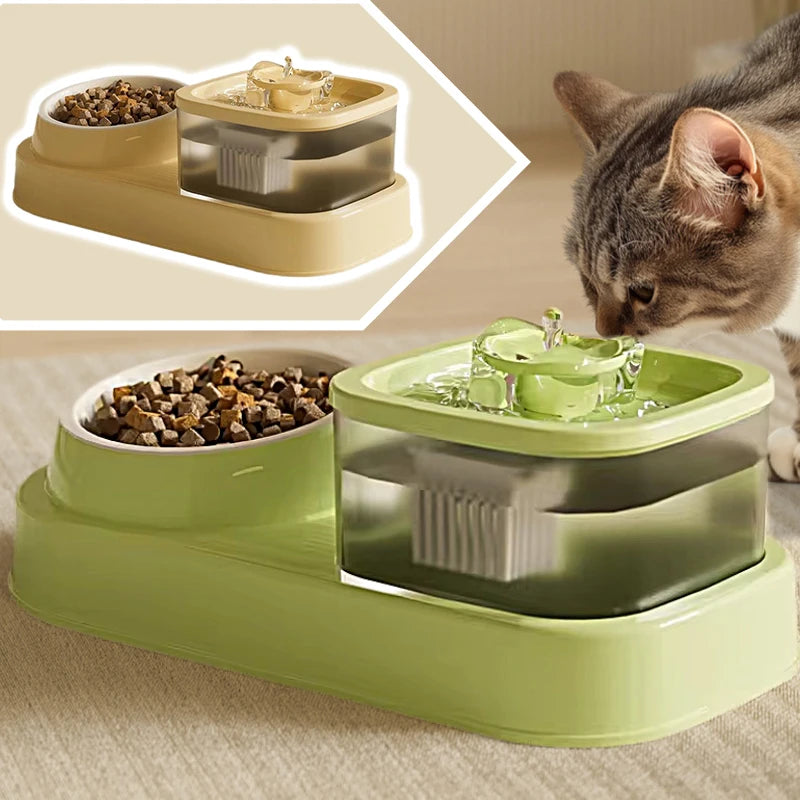 Pets Water Fountain | USB Electric Mute Cat Drinker Bowl with Auto Filter & Recirculating System