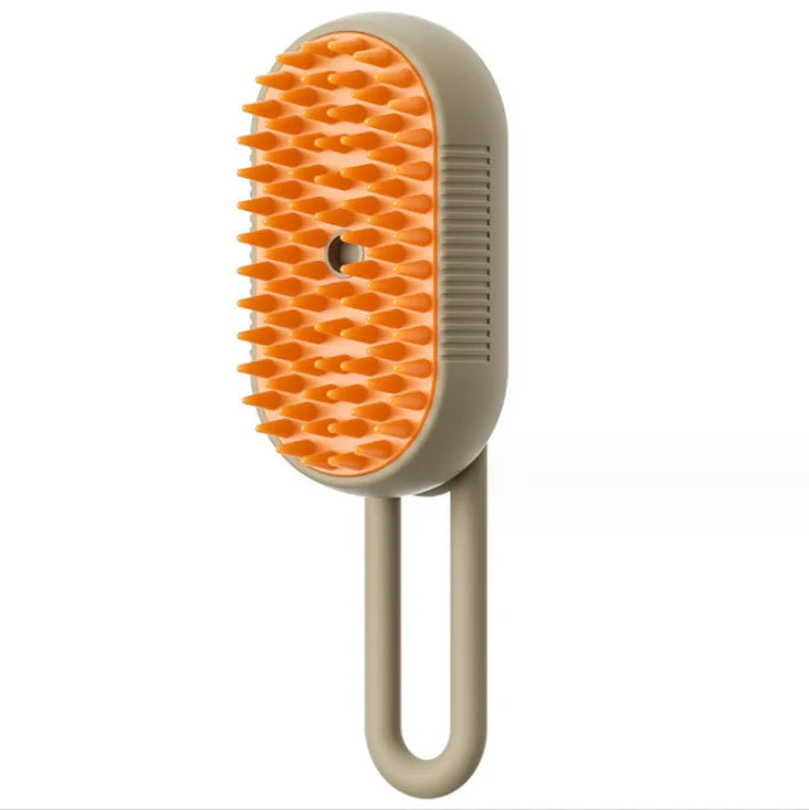 Electric Pet Spray Comb for Cats and Dogs | Anti-Flying Hair Removal Brush with One-Key Spray and Massage Function