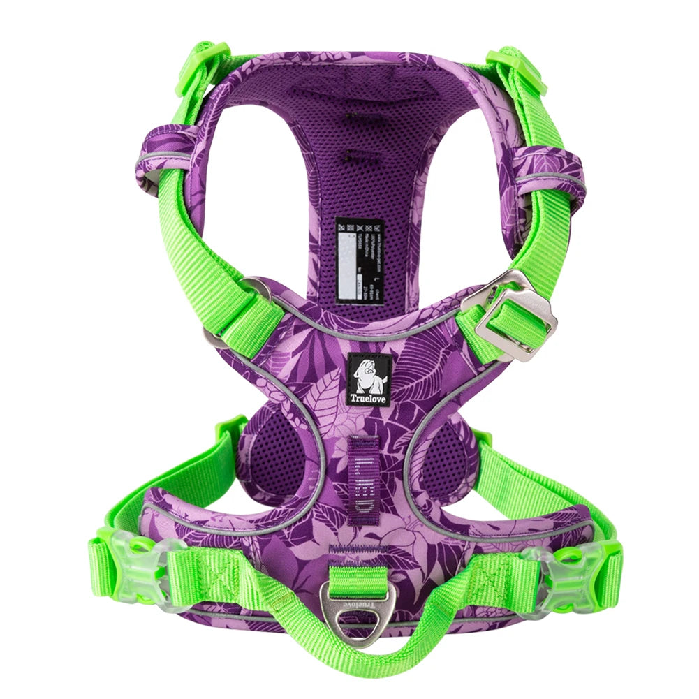 TrueLove Pet Harness: No Pull, Split Design for Small, Medium & Large Dogs | Fashionable Outdoor Harness