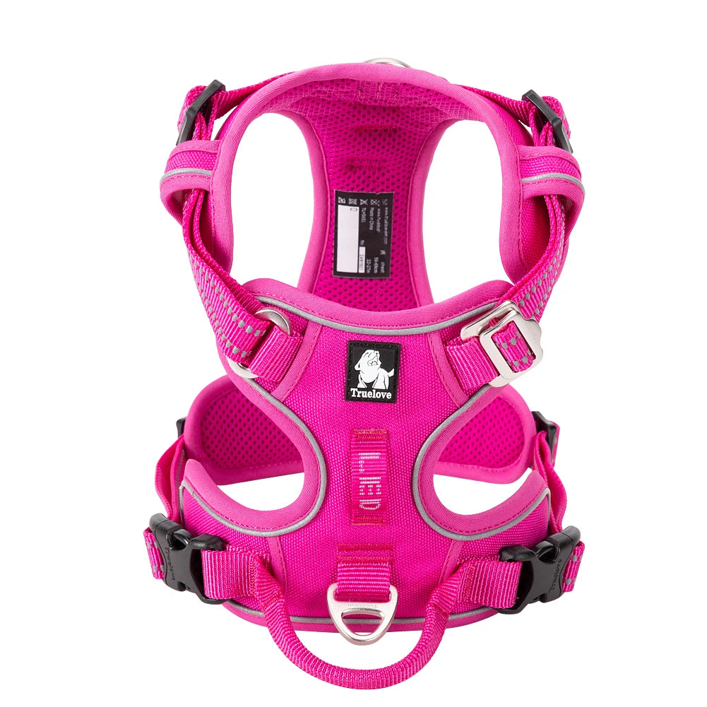 TrueLove Pet Harness: No Pull, Split Design for Small, Medium & Large Dogs | Fashionable Outdoor Harness