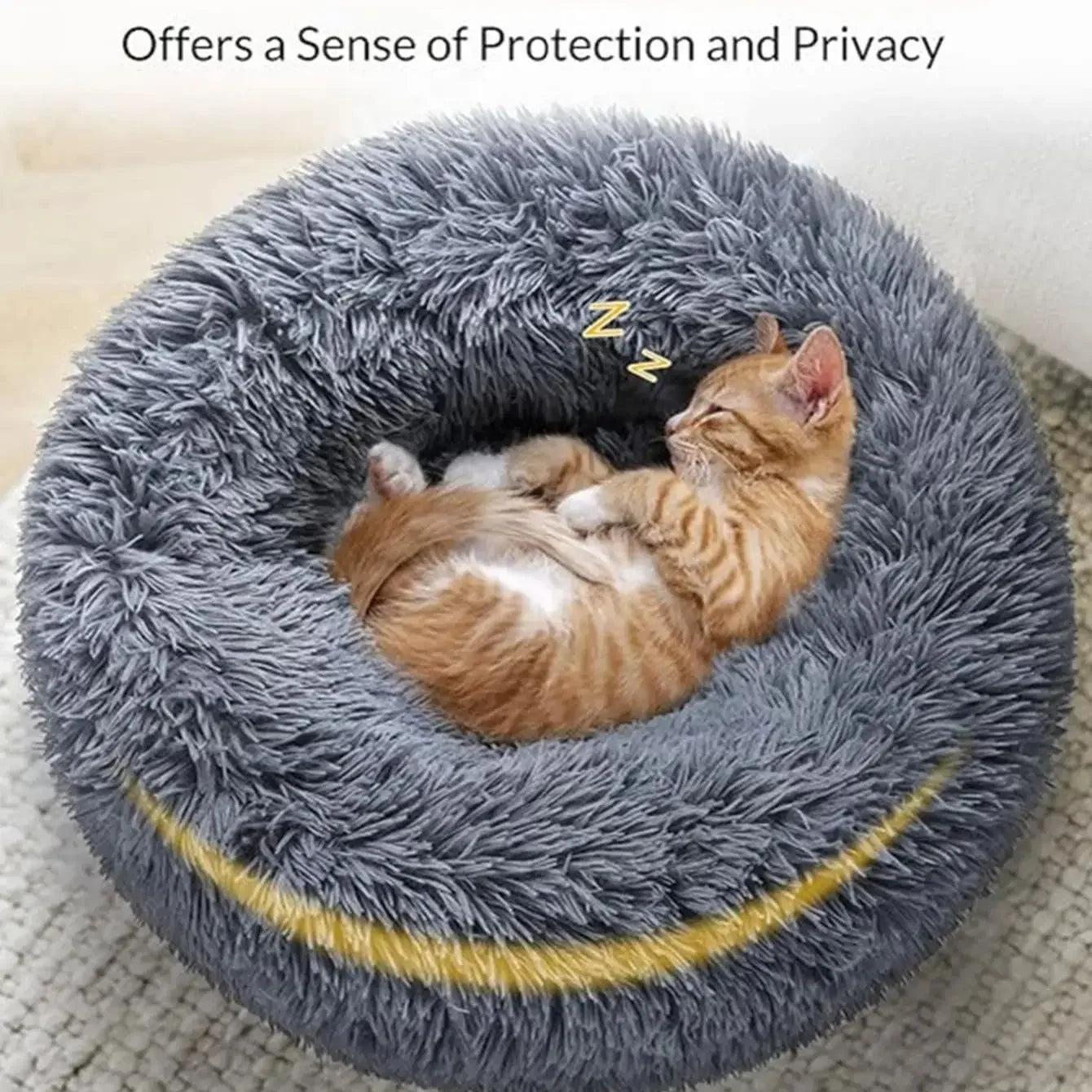 Round Pet Bed for Large Dog Bed Super Soft
