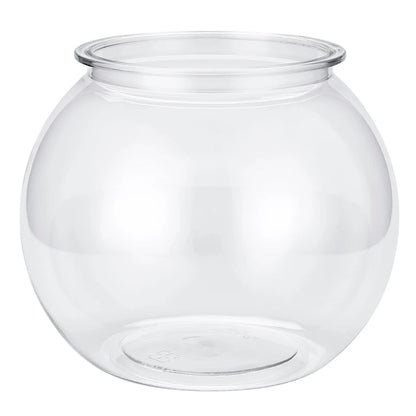 Plastic Fish Bowl in S/M/L Sizes | Durable Desktop Aquarium Tanks for Betta & Mini Fish