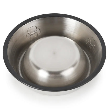 Quality Paw Stainless Steel Pet Bowl | Skidproof Anti-Ant Shape Dog & Cat Feeder | 6 Sizes Available