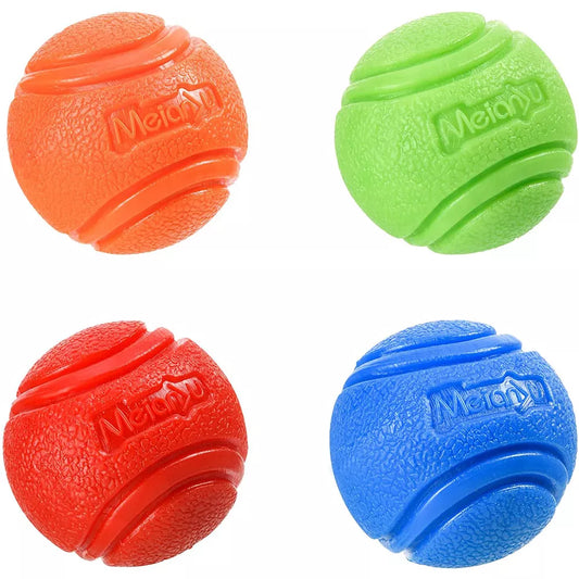 Bouncy Rubber Dog Ball | Durable Chew Toy for Outdoor Throwing and Recovery Training - Ideal for Dogs