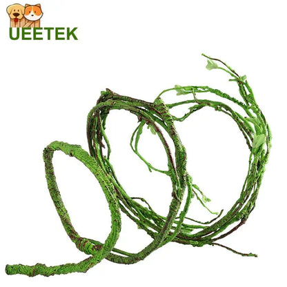 Reptile Vine for Small Animals | Bendable Branch for Lizard Landscape & Habitat Simulation Decor