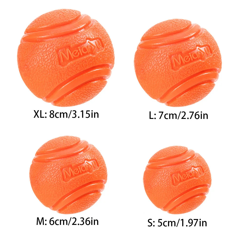 Bouncy Rubber Dog Ball | Durable Chew Toy for Outdoor Throwing and Recovery Training - Ideal for Dogs