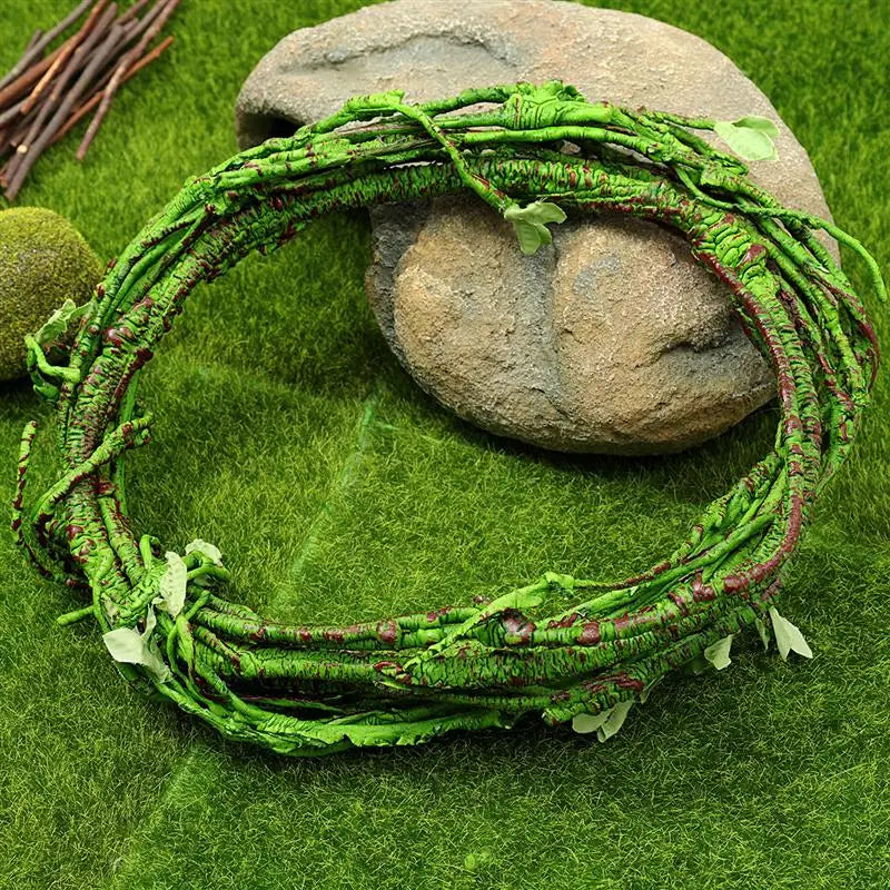 Reptile Vine for Small Animals | Bendable Branch for Lizard Landscape & Habitat Simulation Decor