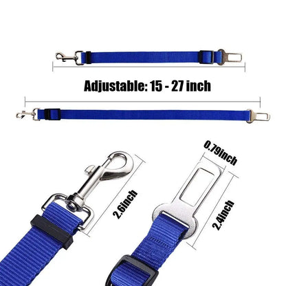 Adjustable Pet Dog Car Seat Belt | Safety Harness for Small & Medium Dogs | Travel Pet Supplies