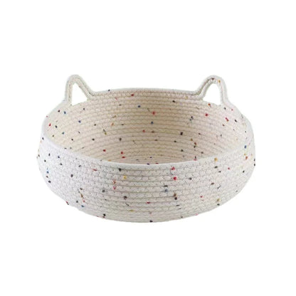 40CM Cotton Rope Cat Bed | Comfortable Nest & Claw Grinding Board for Dogs and Cats