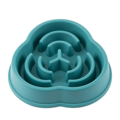 Anti-Choking Slow Food Bowl for Dogs & Cats | Thickened Non-Slip Pet Feeder in Multiple Colors & Shapes