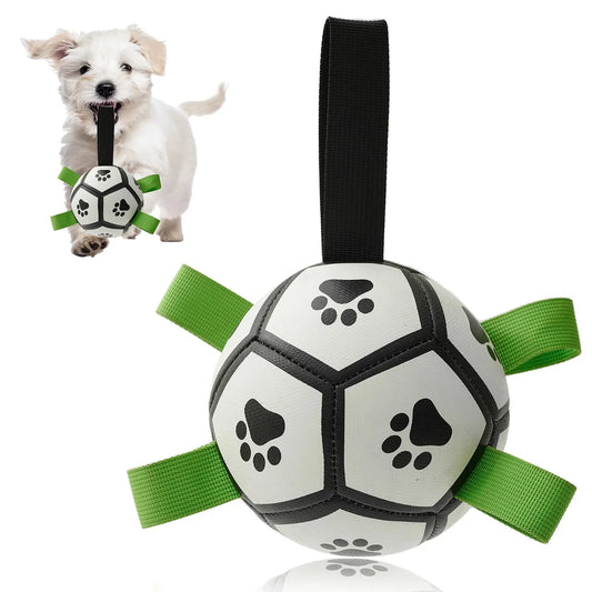 Interactive Dog Toy Football | Bite-Resistant Training Ball for Dogs - Perfect for Pulling and Fetching