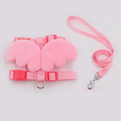 Wings Pet Harness and Handle Set | Adjustable Harness for Cats and Small Dogs