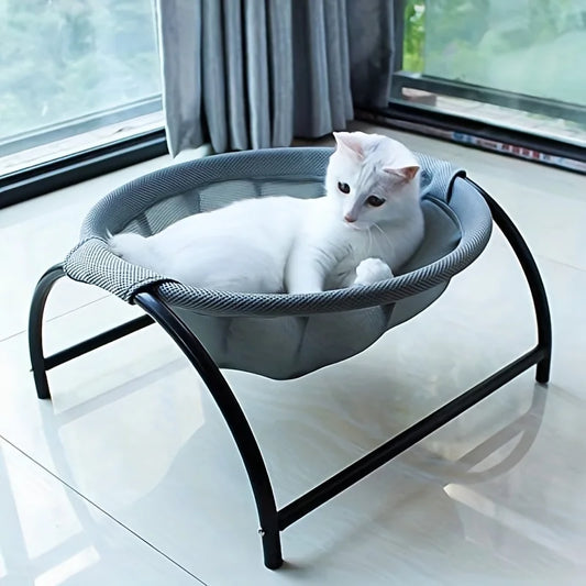 Breathable Cat Hammock Bed | Comfortable Cooling Cot for Cats & Small Dogs