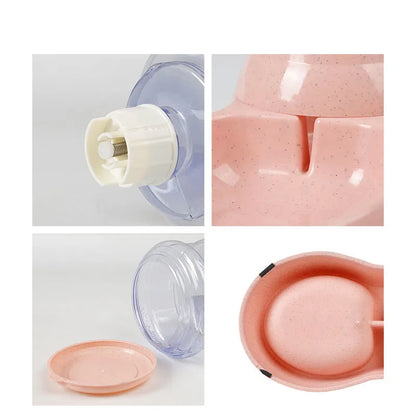 Automatic Pet Feeders & Water Dispensers | Dog & Cat Food and Water Bowl Set for Convenient Feeding