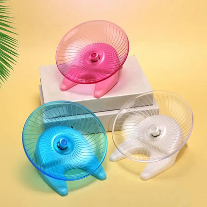 Transparent Anti-Slip Hamster Running Wheel | Indoor Exercise Toy for Healthy, Happy Hamsters