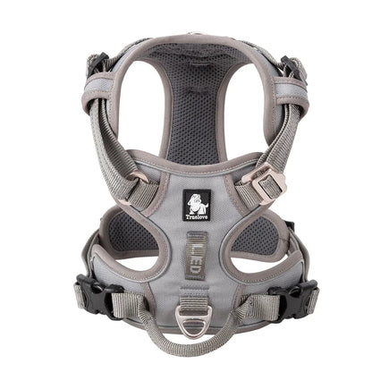 TRUE LOVE No Pull Reflective Dog Harness | Adjustable, Comfortable Nylon Pet Harness
