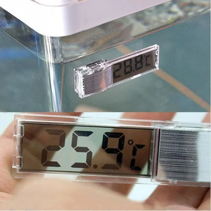 Electronic LCD Digital Aquarium Thermometer | Fish Tank Temperature Measurement Meter