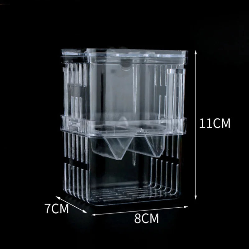High Clear Fish Breeding Box | Multifunctional Aquarium Isolation Tank for Guppies & Fry