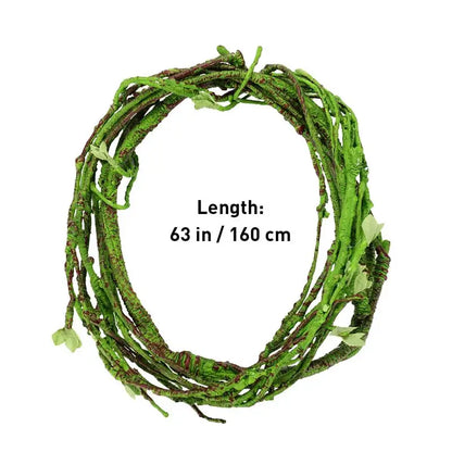 Reptile Vine for Small Animals | Bendable Branch for Lizard Landscape & Habitat Simulation Decor