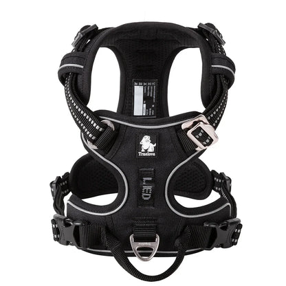 TRUE LOVE No Pull Reflective Dog Harness | Adjustable, Comfortable Nylon Pet Harness