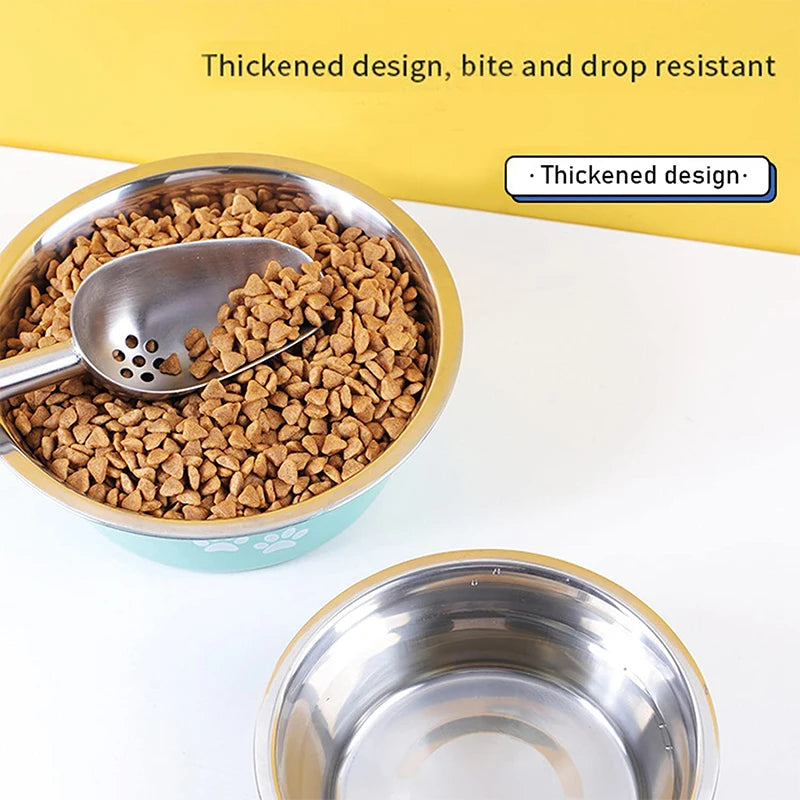 Non-Slip Dog Bowls | Stainless Steel Feeders for Small, Medium & Large Dogs | Pet Feeding Accessories