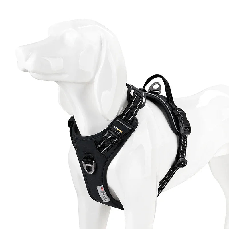 TRUE LOVE No Pull Reflective Dog Harness | Adjustable, Comfortable Nylon Pet Harness