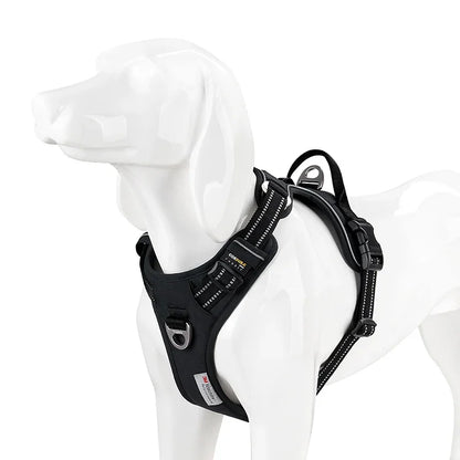 TRUE LOVE No Pull Reflective Dog Harness | Adjustable, Comfortable Nylon Pet Harness