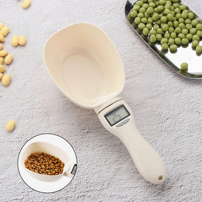 Digital Pet Food Measuring Scoop | Electronic Dog & Cat Food Measuring Cup with LED Display
