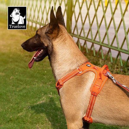 TRUE LOVE No Pull Reflective Dog Harness | Adjustable, Comfortable Nylon Pet Harness