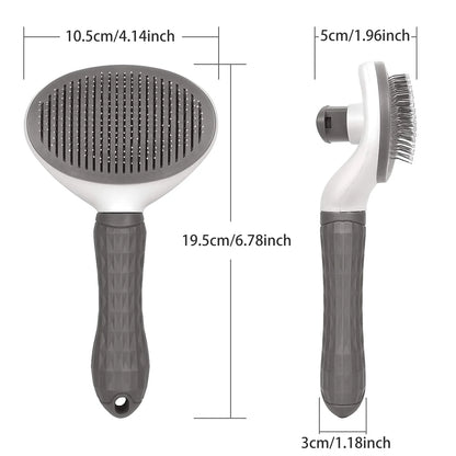 Stainless Steel Pet Comb | Needle Comb for Dog and Cat Hair Removal & Floating Hair Cleaning