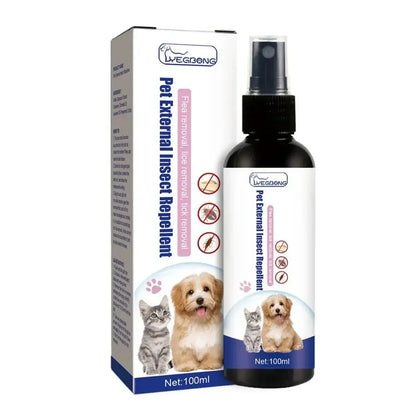 100ml Pet Dog Cat Anti Flea Drops | Insecticide Flea and Tick Remover Spray for Effective Pest Control