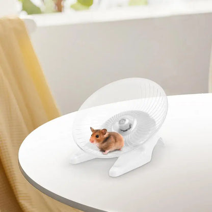 Transparent Anti-Slip Hamster Running Wheel | Indoor Exercise Toy for Healthy, Happy Hamsters