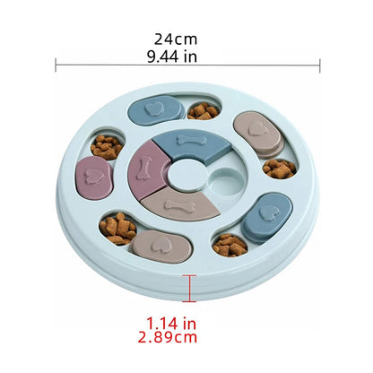 Interactive Dog Feeder Toy | Educational Food Dispenser for Puppies | Stimulate Intelligence & Slow Feeding