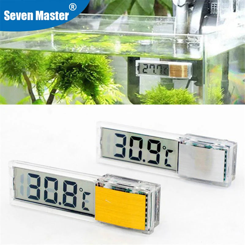 Electronic LCD Digital Aquarium Thermometer | Fish Tank Temperature Measurement Meter