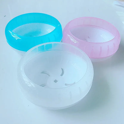 Silent Hamster Exercise Wheel | Plastic Running Disc Toy for Hamster Cage & Small Pet Sports Accessories