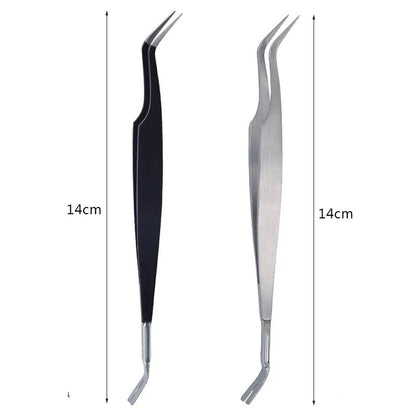 2 In 1 Tick Remover Tool | Professional Tweezers for Flea and Tick Removal for Humans & Pets
