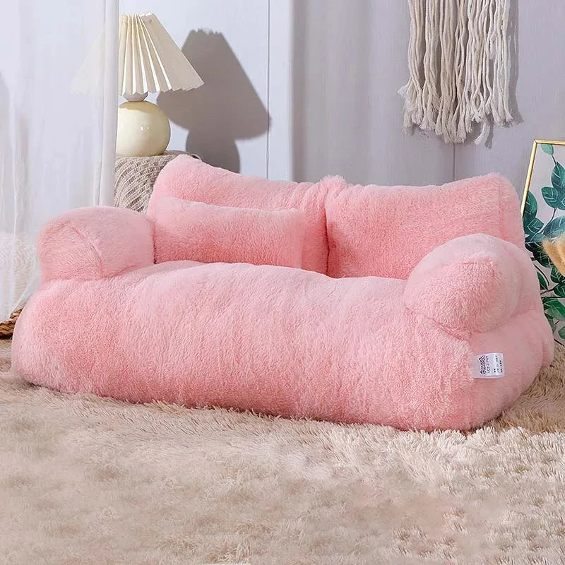 Luxury Cat Bed Sofa | Warm Winter Nest for Small & Medium Dogs and Cats