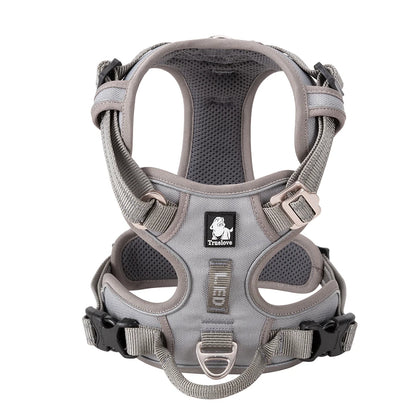 TrueLove Pet Harness: No Pull, Split Design for Small, Medium & Large Dogs | Fashionable Outdoor Harness