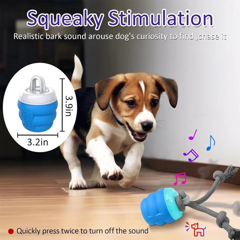 Motion Activated Interactive Dog Toy | Squeaky Rolling Ball for Daily Training & Active Play