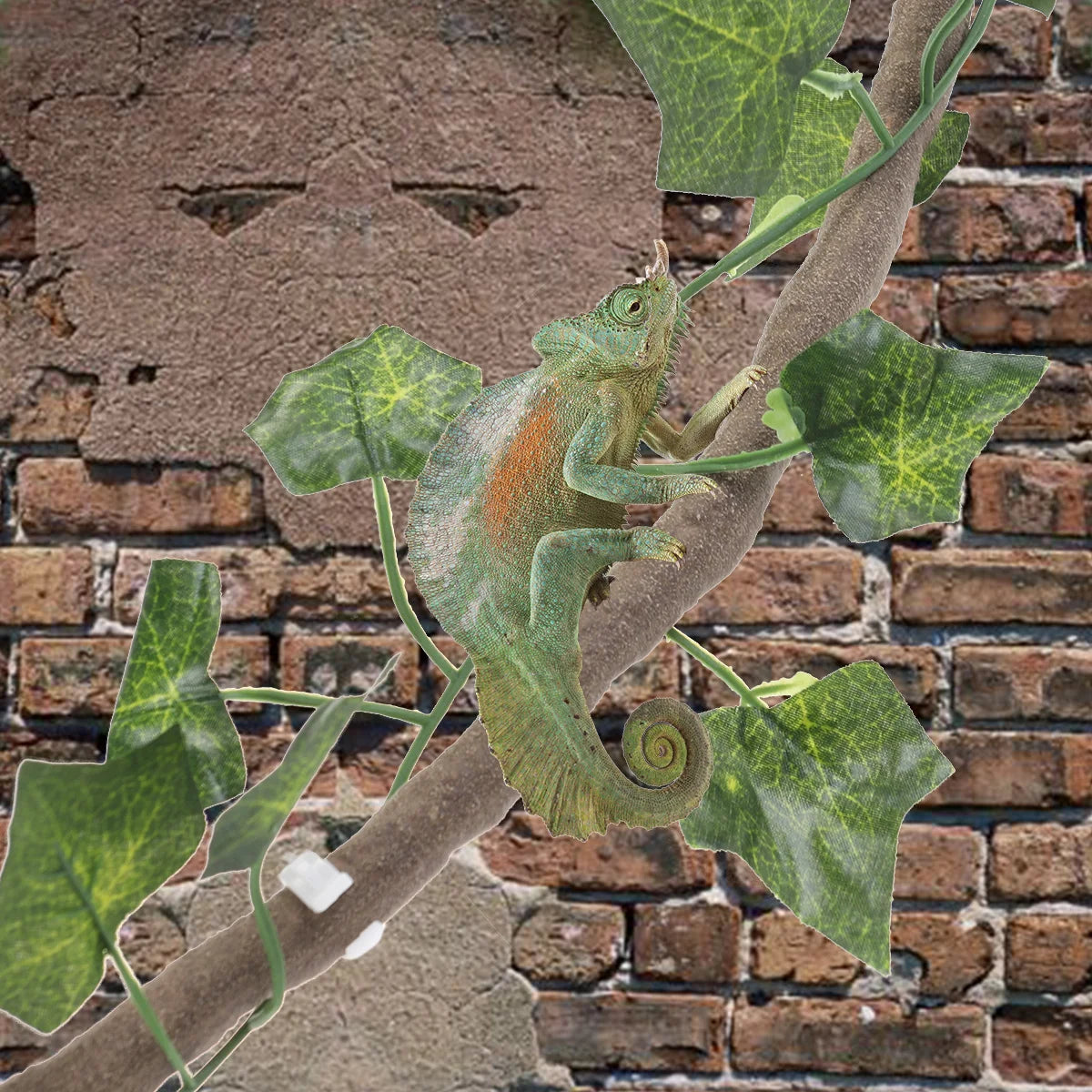 Flexible Reptile Vines with Suction Cups | Jungle Climber Habitat Decor for Lizards, Geckos & Snakes