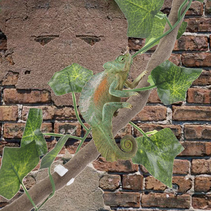 Flexible Reptile Vines with Suction Cups | Jungle Climber Habitat Decor for Lizards, Geckos & Snakes