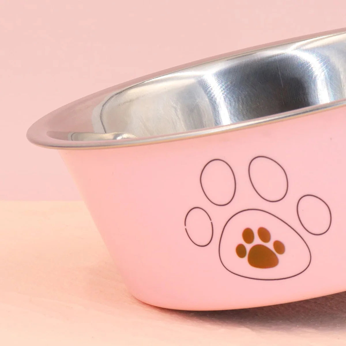Non-Slip Stainless Steel Pet Bowl | Easy to Clean Dog & Cat Feeder for Indoor Use