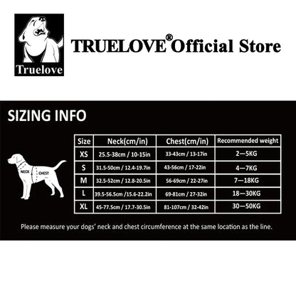 TrueLove Pet Harness: No Pull, Split Design for Small, Medium & Large Dogs | Fashionable Outdoor Harness