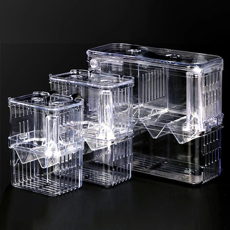 High Clear Fish Breeding Box | Multifunctional Aquarium Isolation Tank for Guppies & Fry