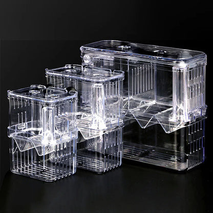 High Clear Fish Breeding Box | Multifunctional Aquarium Isolation Tank for Guppies & Fry