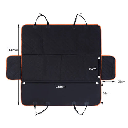 Waterproof Dog Car Seat Cover | Hammock Style Rear Seat Protector for Safe Pet Travel