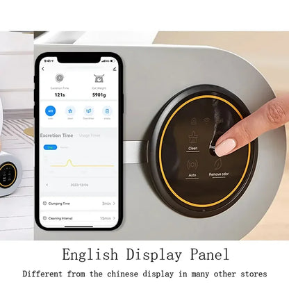 Tonepie 65L Automatic Smart Cat Litter Box | Self-Cleaning Fully Enclosed Pet Toilet