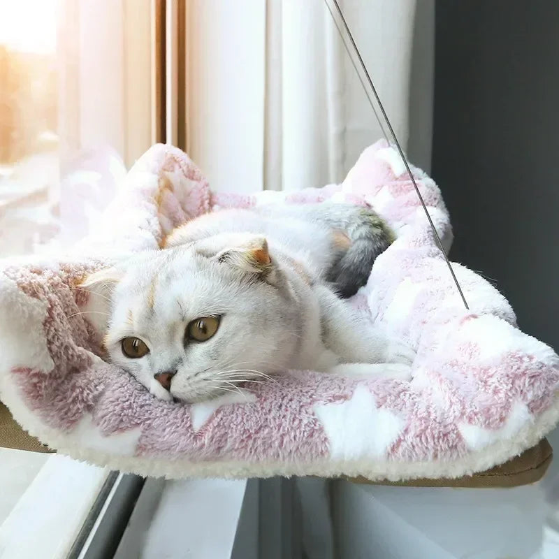 Hanging Cat Bed Hammock | Aerial Pet House for Kittens - Sunny Window Seat Nest (Supports Up to 20kg)