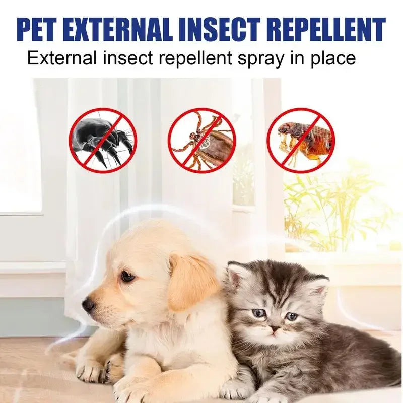 100ml Pet Dog Cat Anti Flea Drops | Insecticide Flea and Tick Remover Spray for Effective Pest Control