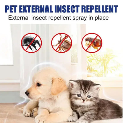 100ml Pet Dog Cat Anti Flea Drops | Insecticide Flea and Tick Remover Spray for Effective Pest Control